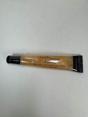 PHILOSOPHY LIP SHINES Gloss VANILLA BIRTHDAY CAKE RETIRED Sealed Shimmer New